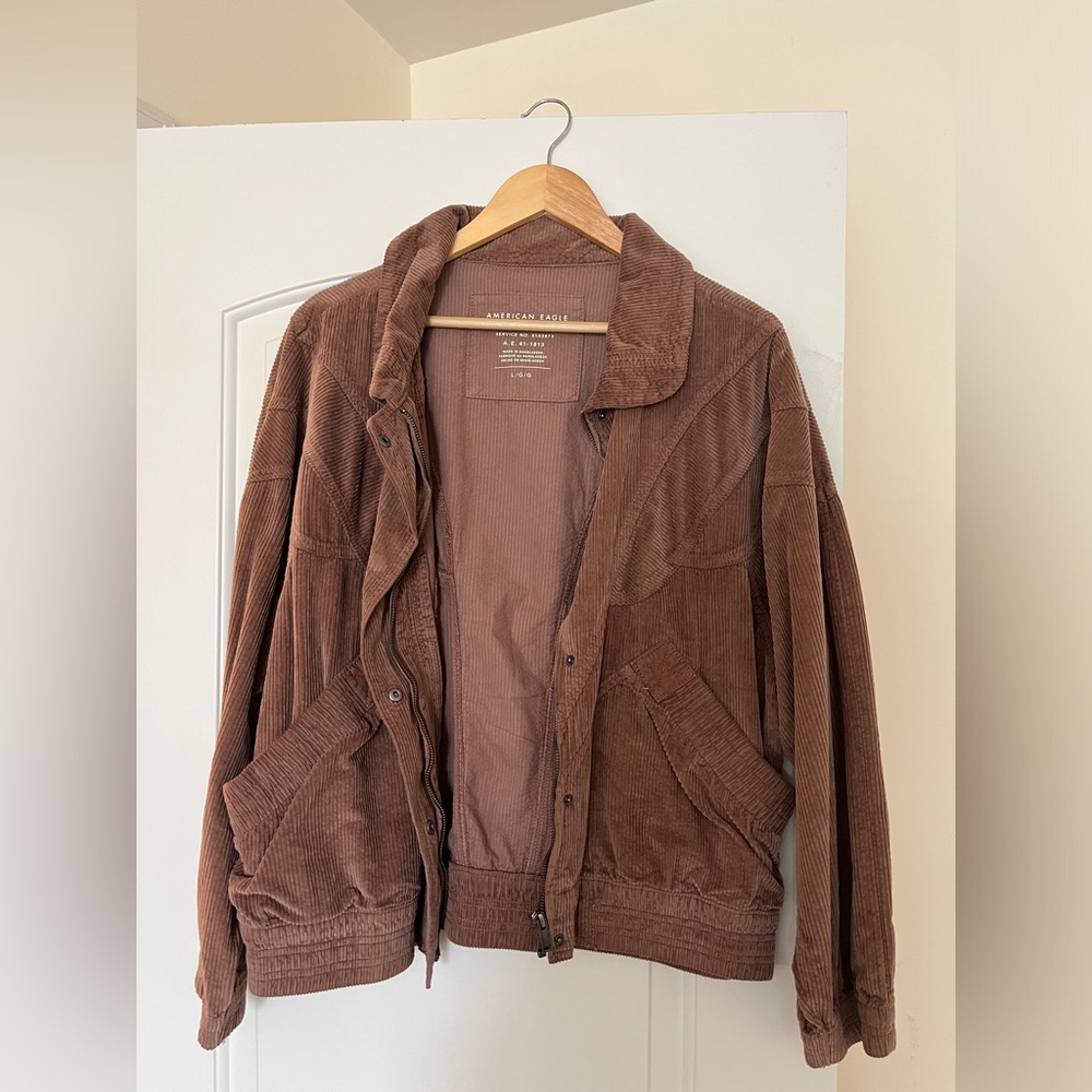Maybe bomber jacket American eagle